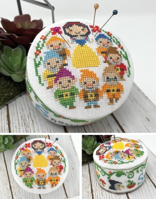 (image for) Fairy Tale Pin Cushions - SnowWhite